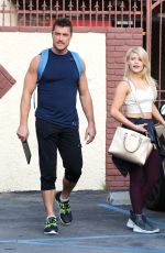 WITNEY CARSON in Tank Top at DWTS Rehearsal Studio in Hollywood 04/30/2015