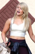 WITNEY CARSON in Tank Top at DWTS Rehearsal Studio in Hollywood 04/30/2015
