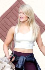 WITNEY CARSON in Tank Top at DWTS Rehearsal Studio in Hollywood 04/30/2015