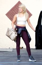 WITNEY CARSON in Tank Top at DWTS Rehearsal Studio in Hollywood 04/30/2015