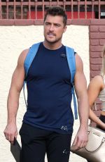 WITNEY CARSON in Tank Top at DWTS Rehearsal Studio in Hollywood 04/30/2015