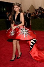 ZENDAYA at MET Gala 2015 in New York