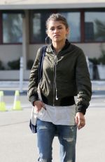 ZENDAYA COLEMAN Arrives at Burbank Airport in Los Angeles 05/27/2015