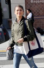 ZENDAYA COLEMAN Arrives at Burbank Airport in Los Angeles 05/27/2015