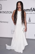ZOE KRAVITZ at Amfar’s 2015 Cinema Against Aids Gala in Cap d’Antibes