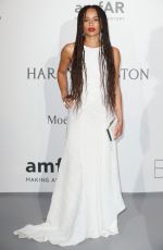 ZOE KRAVITZ at Amfar’s 2015 Cinema Against Aids Gala in Cap d’Antibes