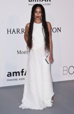 ZOE KRAVITZ at Amfar’s 2015 Cinema Against Aids Gala in Cap d’Antibes