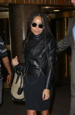 ZOE KRAVITZ at Arrives NBC Studios in New York