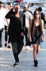 ZOE KRAVITZ Out and About in Cannes 05/17/2015