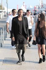 ZOE KRAVITZ Out and About in Cannes 05/17/2015