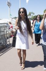 ZOE KRAVITZ Out and About in Cannes 05/22/2015