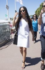 ZOE KRAVITZ Out and About in Cannes 05/22/2015