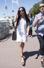 ZOE KRAVITZ Out and About in Cannes 05/22/2015