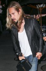 ZOE SALDANA and Marco Perego Arrives at Craig