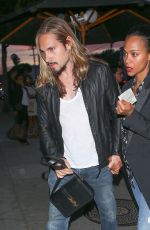 ZOE SALDANA and Marco Perego Arrives at Craig