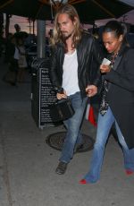 ZOE SALDANA and Marco Perego Arrives at Craig