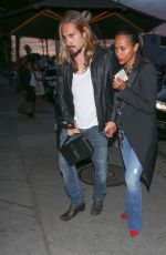 ZOE SALDANA and Marco Perego Arrives at Craig