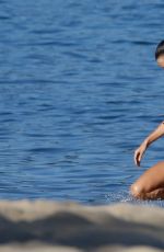 ALESSANDRA AMBROSIO in Bikini at a Beach in Rio De Janeiro 06/18/2015