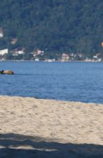 ALESSANDRA AMBROSIO in Bikini at a Beach in Rio De Janeiro 06/18/2015