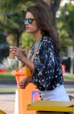 ALESSANDRA AMBROSIO in Bikini at a Beach in Rio De Janeiro