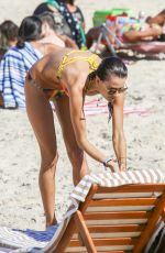 ALESSANDRA AMBROSIO in Bikini on the Beach in Rio De Janeiro 06/24/2015