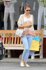 ALESSANDRA AMBROSIO Leaves Brentwood Country Mart in Brentwood 06/11/2015