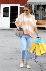 ALESSANDRA AMBROSIO Leaves Brentwood Country Mart in Brentwood 06/11/2015