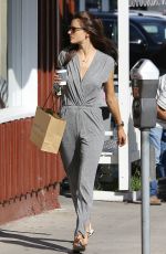 ALESSANDRA AMBROSIO Out and About in Brentwood 06/06/2015
