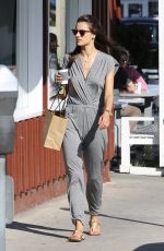 ALESSANDRA AMBROSIO Out and About in Brentwood 06/06/2015
