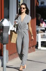 ALESSANDRA AMBROSIO Out and About in Brentwood 06/06/2015