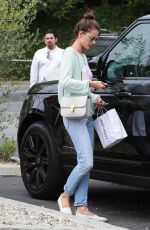 ALESSANDRA AMBROSIO Out and About in Brentwood 06/10/2015