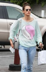 ALESSANDRA AMBROSIO Out and About in Brentwood 06/10/2015