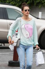 ALESSANDRA AMBROSIO Out and About in Brentwood 06/10/2015