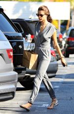 ALESSANDRA AMBROSIO Out in Brentwood 06/07/2015