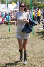ALEXA CHUNG at 2015 Glastonbury Festival in Somerset