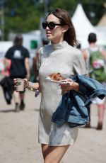 ALEXA CHUNG at 2015 Glastonbury Festival in Somerset