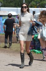 ALEXA CHUNG at 2015 Glastonbury Festival in Somerset