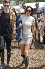 ALEXA CHUNG at 2015 Glastonbury Festival in Somerset