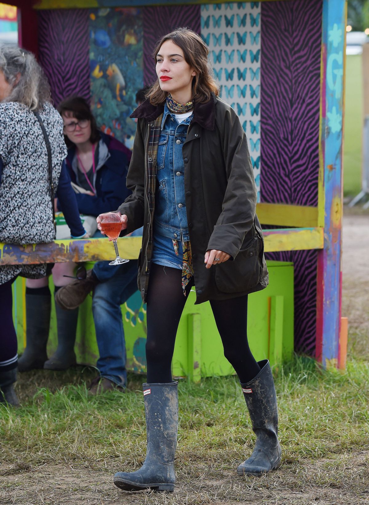Alexa Chung At Glastonbury Festival In Glastonbury Day 3 Hawtcelebs