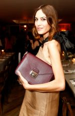 ALEXA CHUNG at Longchamp Dinner in New York 06/23/2015