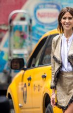 ALEXA CHUNG on the Set of a Photoshoot in New York 06/04/2015