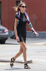 ALEXA CHUNG Out and About in New York 06/08/2015