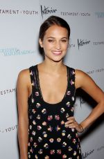 ALICIA VIKANDER at Testament of Youth Premiere in New York