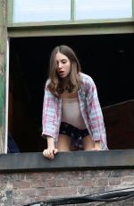 ALISON BRIE on the Set of How To Be Single in Manhattan 06/16/2015