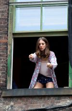 ALISON BRIE on the Set of How To Be Single in Manhattan 06/16/2015