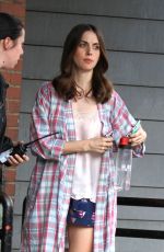 ALISON BRIE on the Set of How To Be Single in Manhattan 06/16/2015