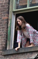 ALISON BRIE on the Set of How To Be Single in Manhattan 06/16/2015