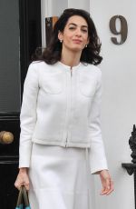 AMAL CLOONEY Out and About in London 06/24/2015