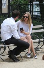 AMANDA SEYFRIED and Finn Out and About in New York 06/15/2015