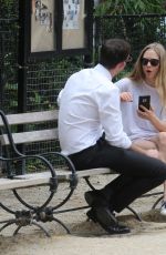 AMANDA SEYFRIED and Finn Out and About in New York 06/15/2015
